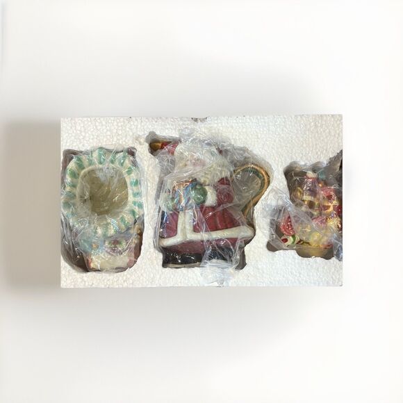 FITZ AND FLOYD Candy Lane Sugar And Creamer Set, NEW IN BOX Retired Pattern - Picture 7 of 9